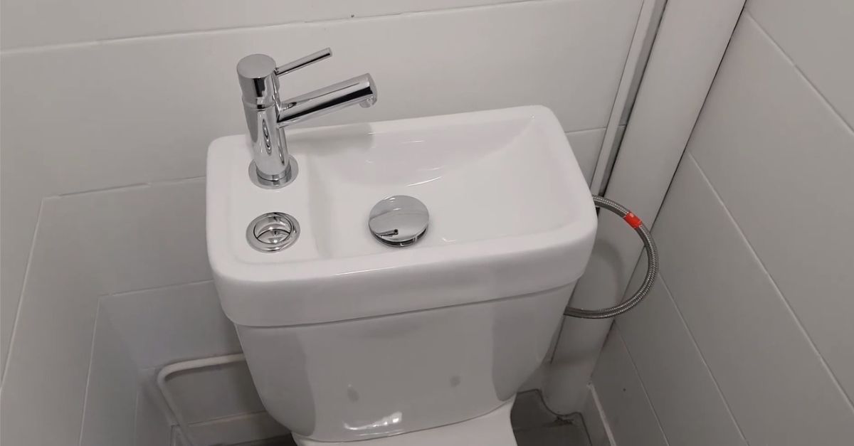 kit lave mains adaptable sur wc